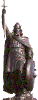 Statue of King Alfred, on the High Steet in Winchester