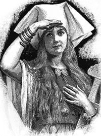 Victorian image of Freya