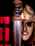 Sutton Hoo - Helmet and Sword From Saxon Grave